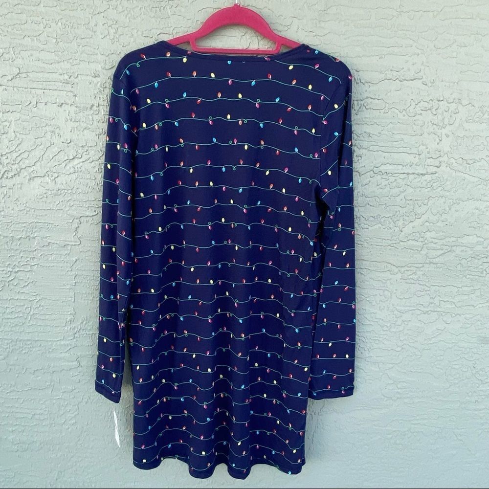 Jenni Christmas Lights Sz L Sleepwear NWT - Picture 10 of 13